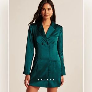 Abercrombie Satin Blazer Mini Dress